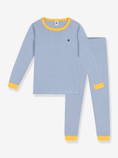 Pijamas y bodies bebé-Niño-Pijama a rayas PETIT BATEAU