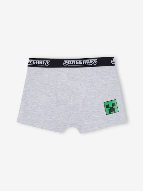 Pack de 3 boxers Minecraft® con motivos azul marino 