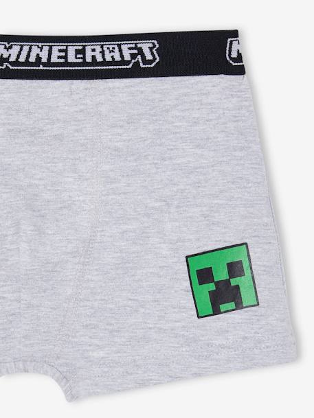 Pack de 3 boxers Minecraft® con motivos azul marino 