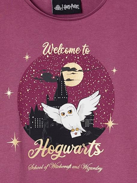 Camiseta Hedwig Harry Potter® infantil ciruela 