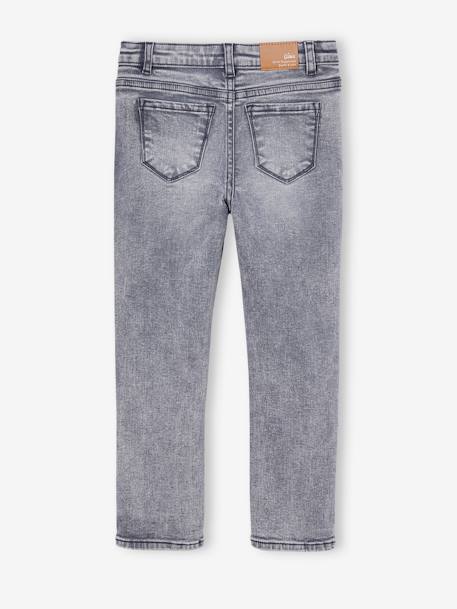 Vaqueros slim Morphologik ancho de caderas fuerte para niña azul medio+azul-oscuro+denim gris 