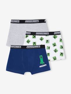 Ecorresponsables-Niño-Pack de 3 boxers Minecraft® con motivos