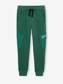 Deporte-Pantalón jogging de deporte con bolsillos con solapa para niño