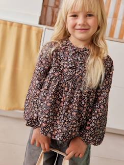 -Blusa de flores para niña