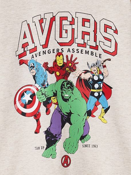 Camiseta Vengadores Marvel® infantil beige jaspeado 