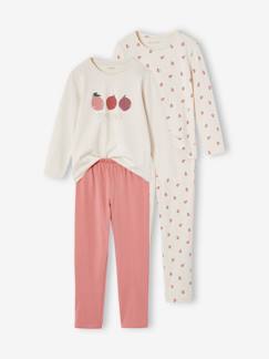 Niña-Pack 2 pijamas largos para niña