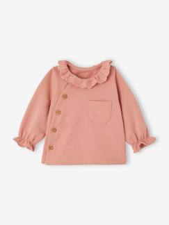 -Sudadera con cuello bordado personalizable para bebé niña