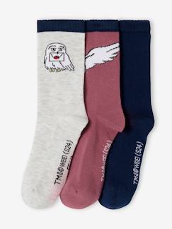 Niña-Pack de 3 pares de calcetines Harry Potter® infantiles