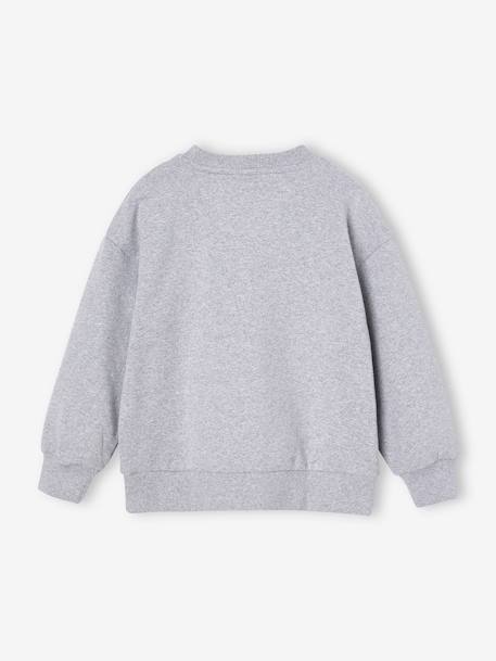 Sudadera Minecraft® infantil gris jaspeado 