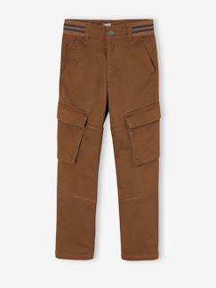 Niño-Pantalones-Pantalón cargo recto MorphologiK niño talla de cadera estrecha