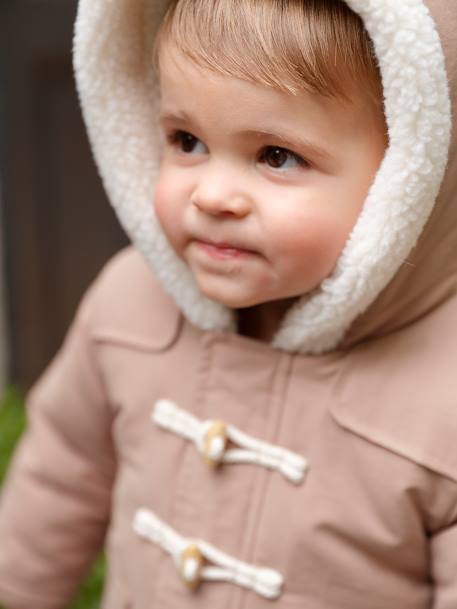 Parka estilo austríaca con capucha para bebé capuchino 