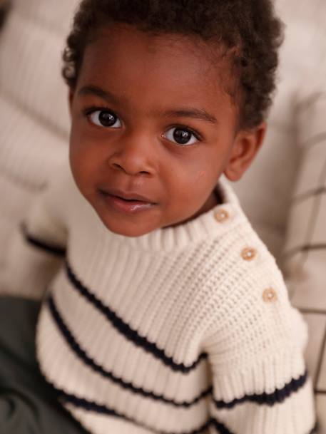 Bebé-Sudaderas, jerséis y chaquetas de punto-Jersey de punto perlé para bebé