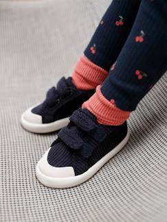 Calzado-Calzado bebé (17-26)-Zapatillas deportivas de tela con cierre autoadherente para bebé
