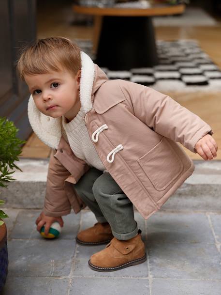 Parka estilo austríaca con capucha para bebé capuchino 