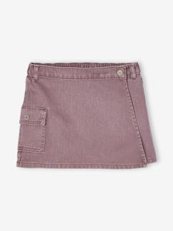 Niña-Falda-short con bolsillo cargo para niña