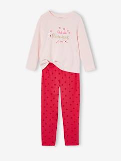 Niña-Pijamas-Pijama niña Basics motivo "Club des rêveuses" con purpurina