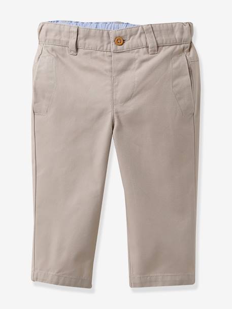 Pantalón chino para bebé CYRILLUS beige 