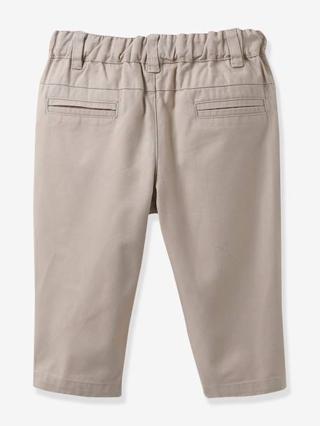 Pantalón chino para bebé CYRILLUS beige 