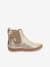 Botines Kick pop KICKERS® infantiles beige dorado 