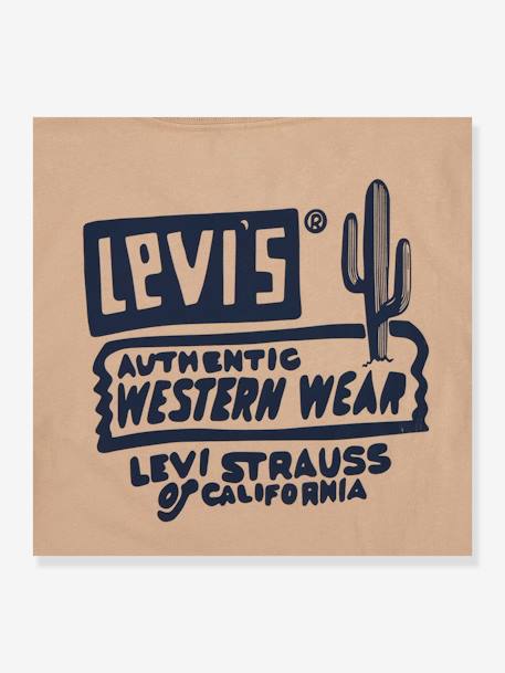 Camiseta Cactus Out West LEVI'S® con motivo en la espalda beige 