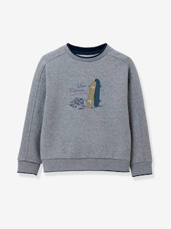 Niño-Jerséis, chaquetas de punto, sudaderas-Sudadera "Skate" niño CYRILLUS