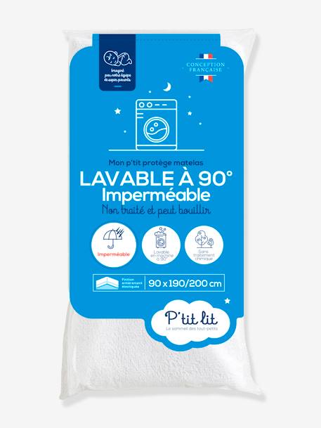 Funda protectora impermeable lavable a 90°C blanco 