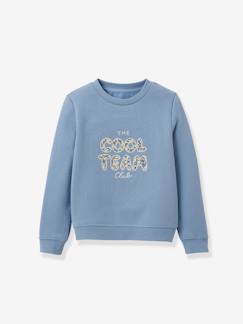 -Sudadera Cool team niña tejido Liberty - algodón orgánico CYRILLUS