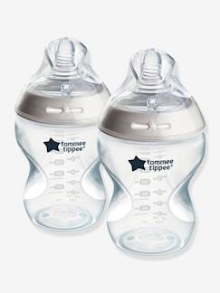 Puericultura-Pack de 2 biberones Natural Start 260ml TOMMEE TIPPEE