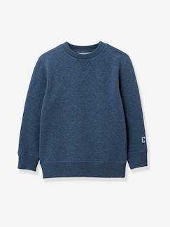 Niño-Jerséis, chaquetas de punto, sudaderas-Sudaderas-Sudadera niño con cuello redondo CYRILLUS