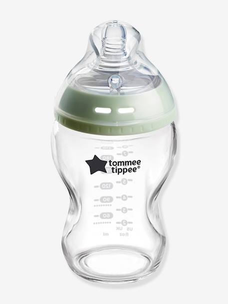 Biberón de cristal anticólico Natural Start 250ml TOMMEE TIPPEE transparente 