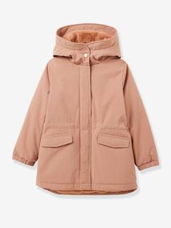 Niña-Abrigos y chaquetas-Abrigos y parkas-Parka niña con forro de pelo sintético CYRILLUS