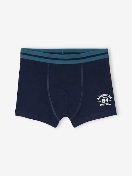 Pack de 5 boxers para niño azul marino 