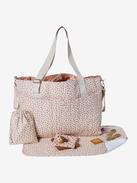 Bolsa cambiador maxi LOVELY LEO rosa estampado 