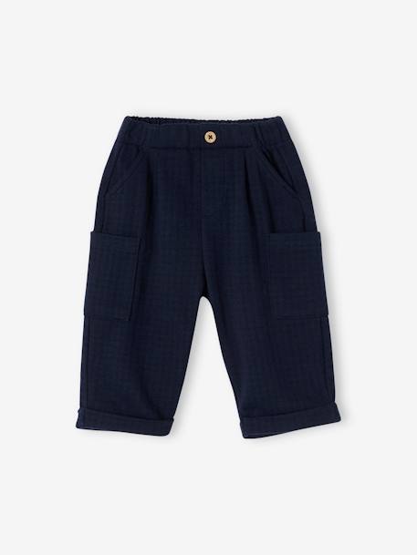 Bebé-Pantalones, vaqueros -Pantalón chino de franela para bebé