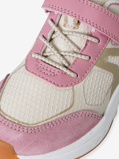 Zapatillas elásticas con cierre autoadherente para niña lote rosa 