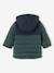 Parka 3 en 1 para bebé niño con chaqueta de punto desmontable AZUL OSCURO LISO+verde pino 