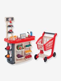 Juguetes-Caja de supermercado + carrito ECOIFFIER