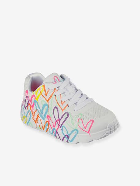 Zapatillas Skechers x JGoldcrown: Skechers Street(TM) Uno Lite - Spread the Love - SKECHERS® infantiles blanco 