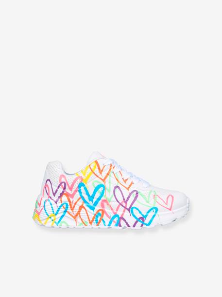 Zapatillas Skechers x JGoldcrown: Skechers Street(TM) Uno Lite - Spread the Love - SKECHERS® infantiles blanco 