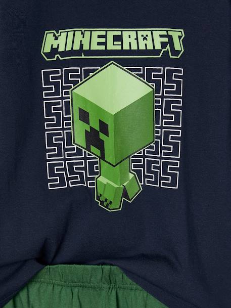 Pijama Minecraft® estampado azul oscuro 