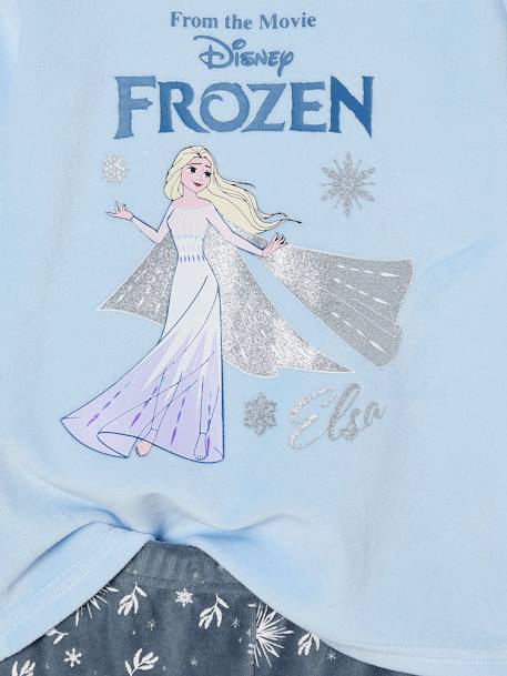 Pijama de terciopelo Disney® Frozen azul grisáceo 