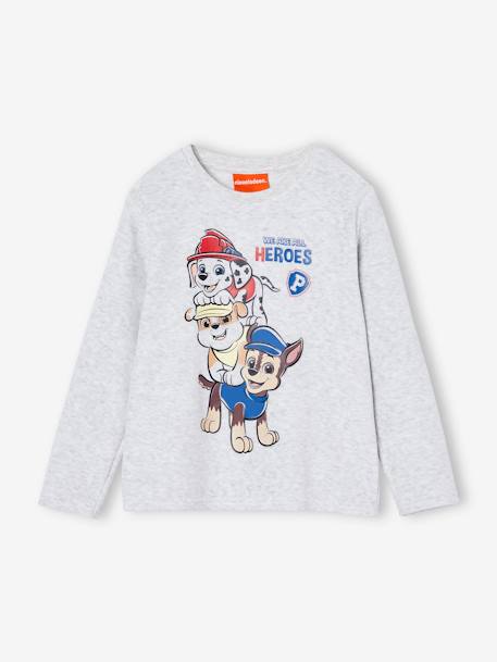 Pijama Patrulla Canina® de terciopelo gris jaspeado 