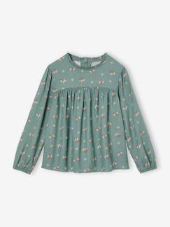 -Blusa de flores para niña