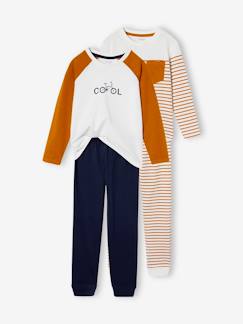 Pijamas y bodies bebé-Niño-Pack de 2 pijamas "cool" niño