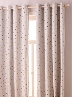 Textil Hogar y Decoración-Decoración-Pack de 2 cortinas opacas con ojales Corazones