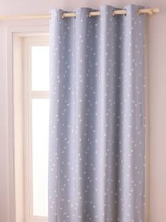 Textil Hogar y Decoración-Decoración-Cortinas-Cortina con ojales opaca estampado estrellas