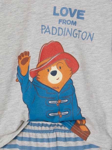 Pijama Paddington de algodón para niño rayas azul marino 