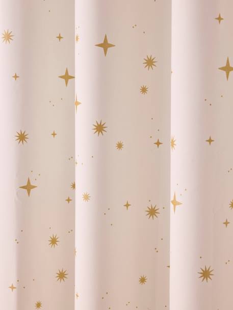 Cortina opaca con estrellas BLANCO MEDIO ESTAMPADO 