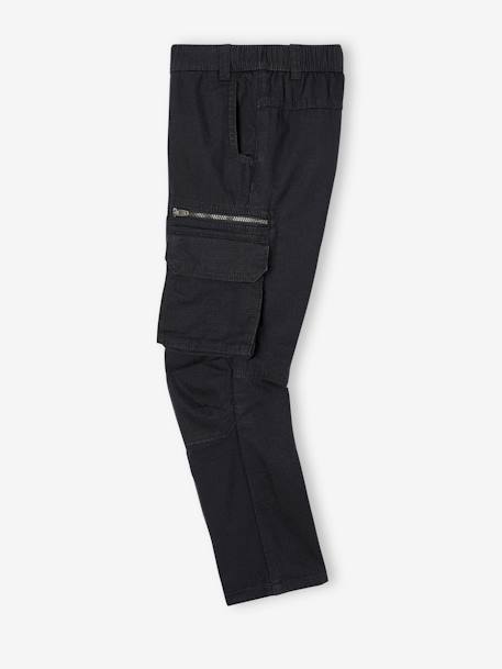 Pantalón de tejido técnico para niño gris oscuro 