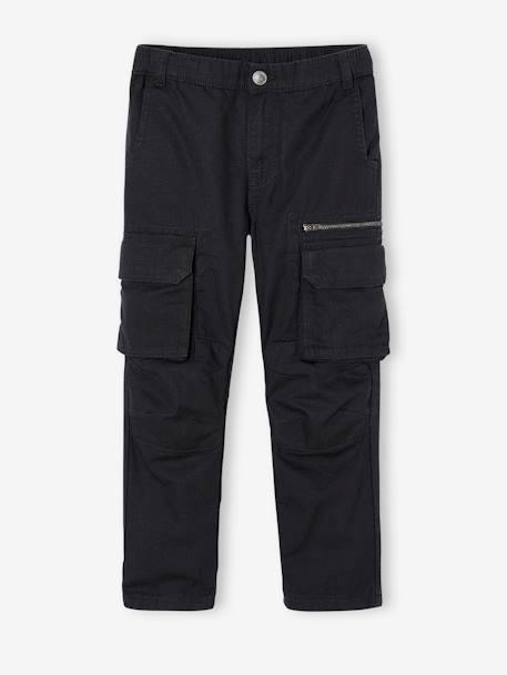 Pantalón de tejido técnico para niño gris oscuro 